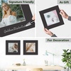 image:imageGolden State Art Pack of 10 8x8 for 4x4 White Picture Photo Mats  With 35x35 Opening for 4x4 Photos Prints Bevel Cut Acid Free White Core Frame MattesBlack