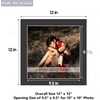 image:imageGolden State Art Pack of 10 8x8 for 4x4 White Picture Photo Mats  With 35x35 Opening for 4x4 Photos Prints Bevel Cut Acid Free White Core Frame MattesBlack