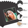 image:imageGolden State Art Pack of 10 8x8 for 4x4 White Picture Photo Mats  With 35x35 Opening for 4x4 Photos Prints Bevel Cut Acid Free White Core Frame MattesBlack