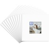 image:imageGolden State Art Pack of 10 8x8 for 4x4 White Picture Photo Mats  With 35x35 Opening for 4x4 Photos Prints Bevel Cut Acid Free White Core Frame MattesWhite