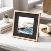 image:imageGolden State Art Pack of 10 8x8 for 4x4 White Picture Photo Mats  With 35x35 Opening for 4x4 Photos Prints Bevel Cut Acid Free White Core Frame MattesBlack