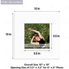 image:imageGolden State Art Pack of 10 8x8 for 4x4 White Picture Photo Mats  With 35x35 Opening for 4x4 Photos Prints Bevel Cut Acid Free White Core Frame MattesWhite