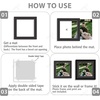 image:imageGolden State Art Pack of 10 8x8 for 4x4 White Picture Photo Mats  With 35x35 Opening for 4x4 Photos Prints Bevel Cut Acid Free White Core Frame MattesBlack