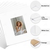 image:imageGolden State Art Pack of 10 8x8 for 4x4 White Picture Photo Mats  With 35x35 Opening for 4x4 Photos Prints Bevel Cut Acid Free White Core Frame MattesWhite