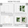 image:imageGolden State Art Pack of 10 White 12x16 Picture Mats Cut for 8x12 Photos  Bevel Cut Acid Free 4ply Thickness White Core  Great for Pictures Photos Frames Artworks PrintsOffWhite
