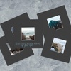 image:imageGolden State Art Pack of 5 White 12x12 Picture Mats for 8x8 Photos  Fits for 75x75 Openings White Core Bevel Cut Acid Free 4Ply Thickness Photo MatBlack