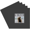 image:imageGolden State Art Pack of 5 White 12x12 Picture Mats for 8x8 Photos  Fits for 75x75 Openings White Core Bevel Cut Acid Free 4Ply Thickness Photo MatBlack