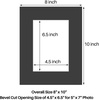 image:imageGolden State Art Pack of 5 White 12x12 Picture Mats for 8x8 Photos  Fits for 75x75 Openings White Core Bevel Cut Acid Free 4Ply Thickness Photo MatBlack