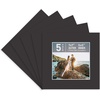 image:imageGolden State Art Pack of 5 White 12x12 Picture Mats for 8x8 Photos  Fits for 75x75 Openings White Core Bevel Cut Acid Free 4Ply Thickness Photo MatBlack