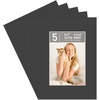 image:imageGolden State Art Pack of 5 White 12x12 Picture Mats for 8x8 Photos  Fits for 75x75 Openings White Core Bevel Cut Acid Free 4Ply Thickness Photo MatBlack