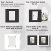 image:imageGolden State Art Pack of 5 White 12x12 Picture Mats for 8x8 Photos  Fits for 75x75 Openings White Core Bevel Cut Acid Free 4Ply Thickness Photo MatBlack