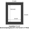 image:imageGolden State Art Pack of 5 White 12x12 Picture Mats for 8x8 Photos  Fits for 75x75 Openings White Core Bevel Cut Acid Free 4Ply Thickness Photo MatBlack