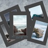 image:imageGolden State Art Pack of 5 White 12x12 Picture Mats for 8x8 Photos  Fits for 75x75 Openings White Core Bevel Cut Acid Free 4Ply Thickness Photo MatBlack