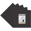 image:imageGolden State Art Pack of 5 White 12x12 Picture Mats for 8x8 Photos  Fits for 75x75 Openings White Core Bevel Cut Acid Free 4Ply Thickness Photo MatBlack