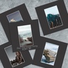 image:imageGolden State Art Pack of 5 White 12x12 Picture Mats for 8x8 Photos  Fits for 75x75 Openings White Core Bevel Cut Acid Free 4Ply Thickness Photo MatBlack