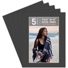 image:imageGolden State Art Pack of 5 White 12x12 Picture Mats for 8x8 Photos  Fits for 75x75 Openings White Core Bevel Cut Acid Free 4Ply Thickness Photo MatBlack