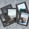 image:imageGolden State Art Pack of 5 White 12x12 Picture Mats for 8x8 Photos  Fits for 75x75 Openings White Core Bevel Cut Acid Free 4Ply Thickness Photo MatBlack