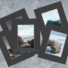 image:imageGolden State Art Pack of 5 White 12x12 Picture Mats for 8x8 Photos  Fits for 75x75 Openings White Core Bevel Cut Acid Free 4Ply Thickness Photo MatBlack