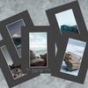 image:imageGolden State Art Pack of 5 White 12x12 Picture Mats for 8x8 Photos  Fits for 75x75 Openings White Core Bevel Cut Acid Free 4Ply Thickness Photo MatBlack