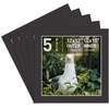image:imageGolden State Art Pack of 5 White 12x12 Picture Mats for 8x8 Photos  Fits for 75x75 Openings White Core Bevel Cut Acid Free 4Ply Thickness Photo MatBlack