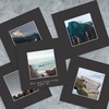 image:imageGolden State Art Pack of 5 White 12x12 Picture Mats for 8x8 Photos  Fits for 75x75 Openings White Core Bevel Cut Acid Free 4Ply Thickness Photo MatBlack
