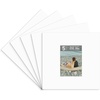 image:imageGolden State Art Pack of 5 White 12x12 Picture Mats for 8x8 Photos  Fits for 75x75 Openings White Core Bevel Cut Acid Free 4Ply Thickness Photo MatWhite
