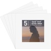 image:imageGolden State Art Pack of 5 White 12x12 Picture Mats for 8x8 Photos  Fits for 75x75 Openings White Core Bevel Cut Acid Free 4Ply Thickness Photo MatWhite
