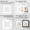 image:imageGolden State Art Pack of 5 White 12x12 Picture Mats for 8x8 Photos  Fits for 75x75 Openings White Core Bevel Cut Acid Free 4Ply Thickness Photo MatWhite
