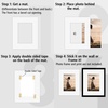 image:imageGolden State Art Pack of 5 White 12x12 Picture Mats for 8x8 Photos  Fits for 75x75 Openings White Core Bevel Cut Acid Free 4Ply Thickness Photo MatWhite