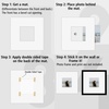 image:imageGolden State Art Pack of 5 White 12x12 Picture Mats for 8x8 Photos  Fits for 75x75 Openings White Core Bevel Cut Acid Free 4Ply Thickness Photo MatWhite