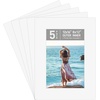 image:imageGolden State Art Pack of 5 White 12x12 Picture Mats for 8x8 Photos  Fits for 75x75 Openings White Core Bevel Cut Acid Free 4Ply Thickness Photo MatWhite