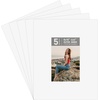 image:imageGolden State Art Pack of 5 White 12x12 Picture Mats for 8x8 Photos  Fits for 75x75 Openings White Core Bevel Cut Acid Free 4Ply Thickness Photo MatWhite
