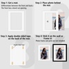 image:imageGolden State Art Pack of 5 White 12x12 Picture Mats for 8x8 Photos  Fits for 75x75 Openings White Core Bevel Cut Acid Free 4Ply Thickness Photo MatWhite