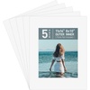 image:imageGolden State Art Pack of 5 White 12x12 Picture Mats for 8x8 Photos  Fits for 75x75 Openings White Core Bevel Cut Acid Free 4Ply Thickness Photo MatWhite