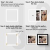 image:imageGolden State Art Pack of 5 White 12x12 Picture Mats for 8x8 Photos  Fits for 75x75 Openings White Core Bevel Cut Acid Free 4Ply Thickness Photo MatWhite