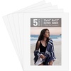 image:imageGolden State Art Pack of 5 White 12x12 Picture Mats for 8x8 Photos  Fits for 75x75 Openings White Core Bevel Cut Acid Free 4Ply Thickness Photo MatWhite