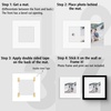image:imageGolden State Art Pack of 5 White 12x12 Picture Mats for 8x8 Photos  Fits for 75x75 Openings White Core Bevel Cut Acid Free 4Ply Thickness Photo MatWhite