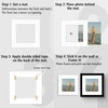 image:imageGolden State Art Pack of 5 White 12x12 Picture Mats for 8x8 Photos  Fits for 75x75 Openings White Core Bevel Cut Acid Free 4Ply Thickness Photo MatWhite