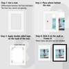 image:imageGolden State Art Pack of 5 White 12x12 Picture Mats for 8x8 Photos  Fits for 75x75 Openings White Core Bevel Cut Acid Free 4Ply Thickness Photo MatWhite