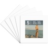 image:imageGolden State Art Pack of 5 White 12x12 Picture Mats for 8x8 Photos  Fits for 75x75 Openings White Core Bevel Cut Acid Free 4Ply Thickness Photo MatWhite
