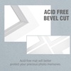 image:imageGolden State Art Pack of 5 White 12x12 Picture Mats for 8x8 Photos  Fits for 75x75 Openings White Core Bevel Cut Acid Free 4Ply Thickness Photo MatWhite