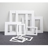 image:imageGolden State Art Pack of 5 White 12x12 Picture Mats for 8x8 Photos  Fits for 75x75 Openings White Core Bevel Cut Acid Free 4Ply Thickness Photo MatWhite