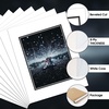 image:imageGolden State Art White Over Black Double Mat  16x20 for 11x14 10Pack  Bevel Cut Acid Free 8Ply Thickness Signature Friendly  Great for Photos Pictures Events Frames Prints11x14 for 8x10
