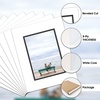 image:imageGolden State Art White Over Black Double Mat  16x20 for 11x14 10Pack  Bevel Cut Acid Free 8Ply Thickness Signature Friendly  Great for Photos Pictures Events Frames Prints8x10 for 5x7