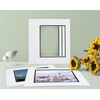 image:imageGolden State Art White Over Black Double Mat  16x20 for 11x14 10Pack  Bevel Cut Acid Free 8Ply Thickness Signature Friendly  Great for Photos Pictures Events Frames Prints16x20 for 11x14