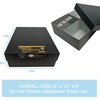 image:imageLineco 4x6 Photo Storage Box Archival Pictures Organizer 155x12x5  AcidFree Organizer with Removable Lid Holds up to 1700 of 4 x 6 Photograph Store amp Preserve Prints Documents Negatives155 x 12 x 5