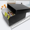 image:imageLineco 4x6 Photo Storage Box with 12 AcidFree Envelope 55x75x11 Black  Holds Up to 1000 35 x 5 or 4 x 6 Pictures Metal Edge Archival Organizer for Cards Prints Stickers Stamps SeedsBlack