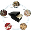 image:imageLineco 4x6 Photo Storage Box with 12 AcidFree Envelope 55x75x11 Black  Holds Up to 1000 35 x 5 or 4 x 6 Pictures Metal Edge Archival Organizer for Cards Prints Stickers Stamps SeedsBlack