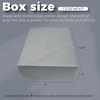 image:imageLineco 9x12 Clamshell Archival Folio Storage Box 3 Deep  AcidFree with Metal Edge Preservation Box Preserves Picture Magazines Organize Photos Documents Artwork DIYGray