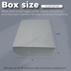 image:imageLineco 9x12 Clamshell Archival Folio Storage Box 3 Deep  AcidFree with Metal Edge Preservation Box Preserves Picture Magazines Organize Photos Documents Artwork DIYGray